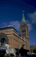 city hall clock 1980s 1990s A4 Photo Print