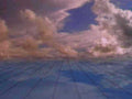 city skyline sunset1980s 1990s A4 Photo Print