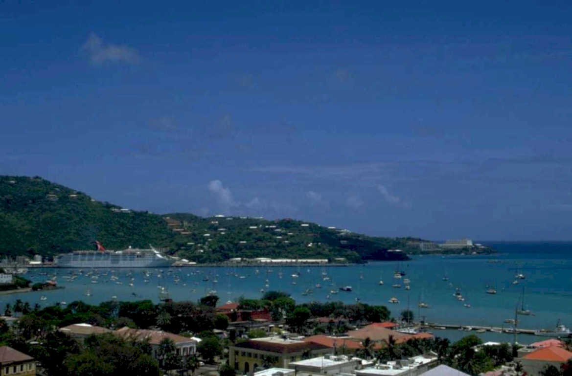 cityscape st thomas 1980s 1990s A4 Photo Print