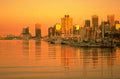 cityscape sunset neworleans 1980s 1990s A4 Photo Print