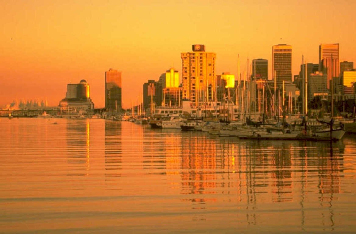 cityscape sunset neworleans 1980s 1990s A4 Photo Print