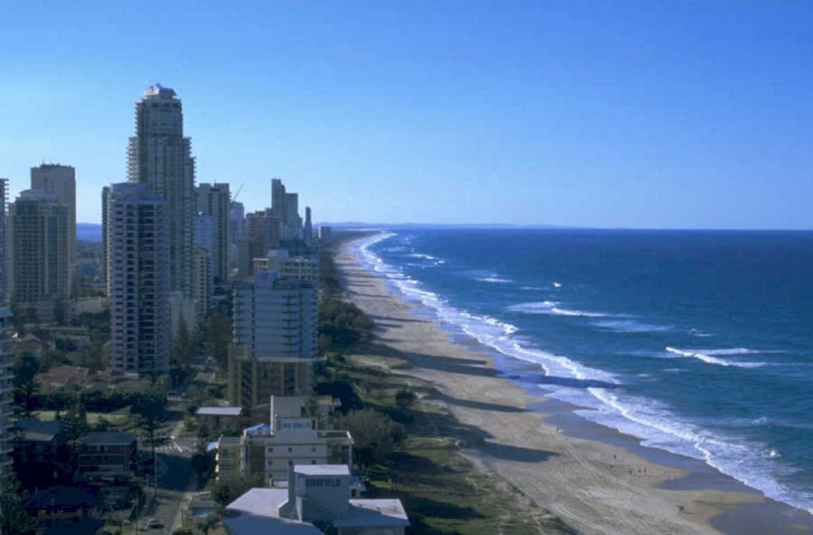 cityscape surfers paradise 1 1980s 1990s A4 Photo Print