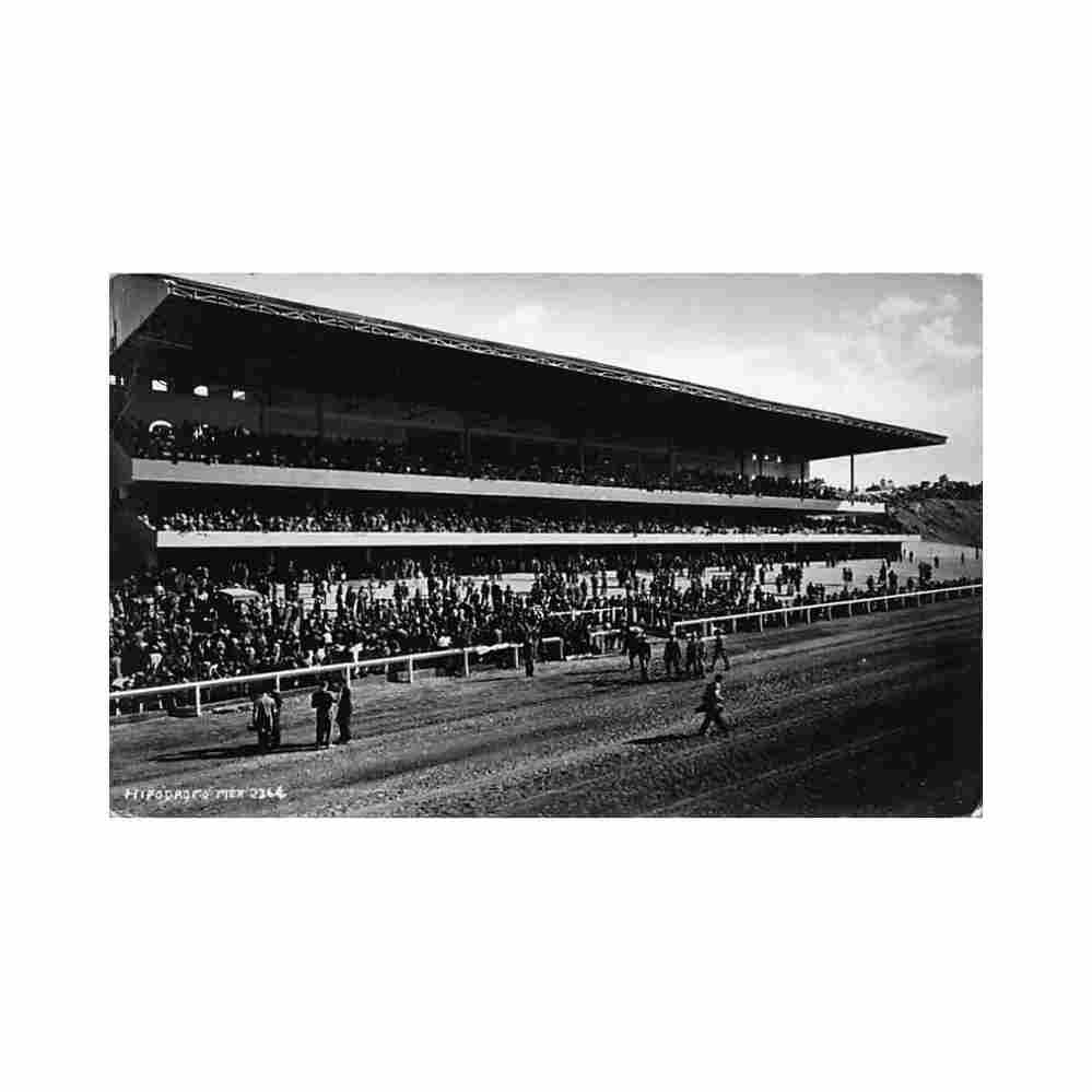 ciudad de mexico hipodromo ed desconocido 2364 Vintage A4 Photo Print