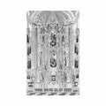 ciudad de mexico interior de la catedral foto ed desconocido Vintage A4 Photo Print