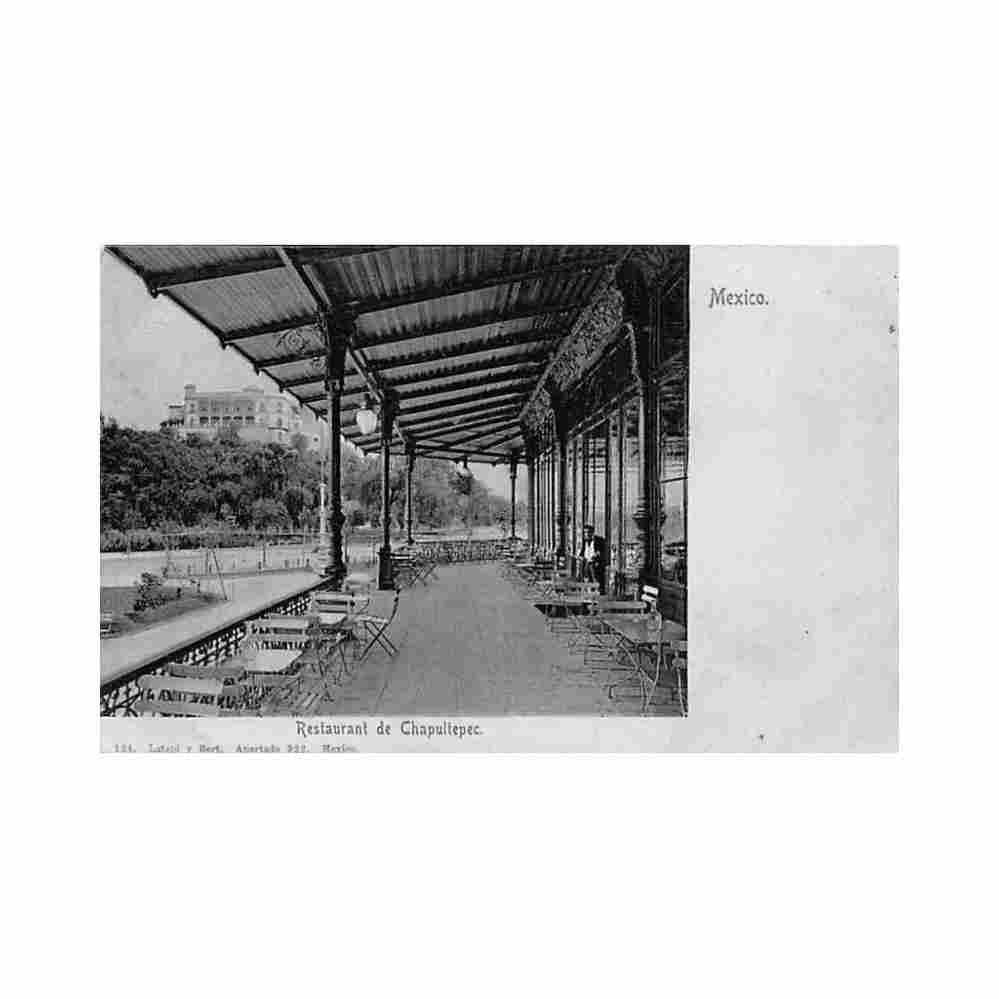ciudad de mexico restaurant de chapultepec ed latapi y bert 128 Vintage A4 Photo Print