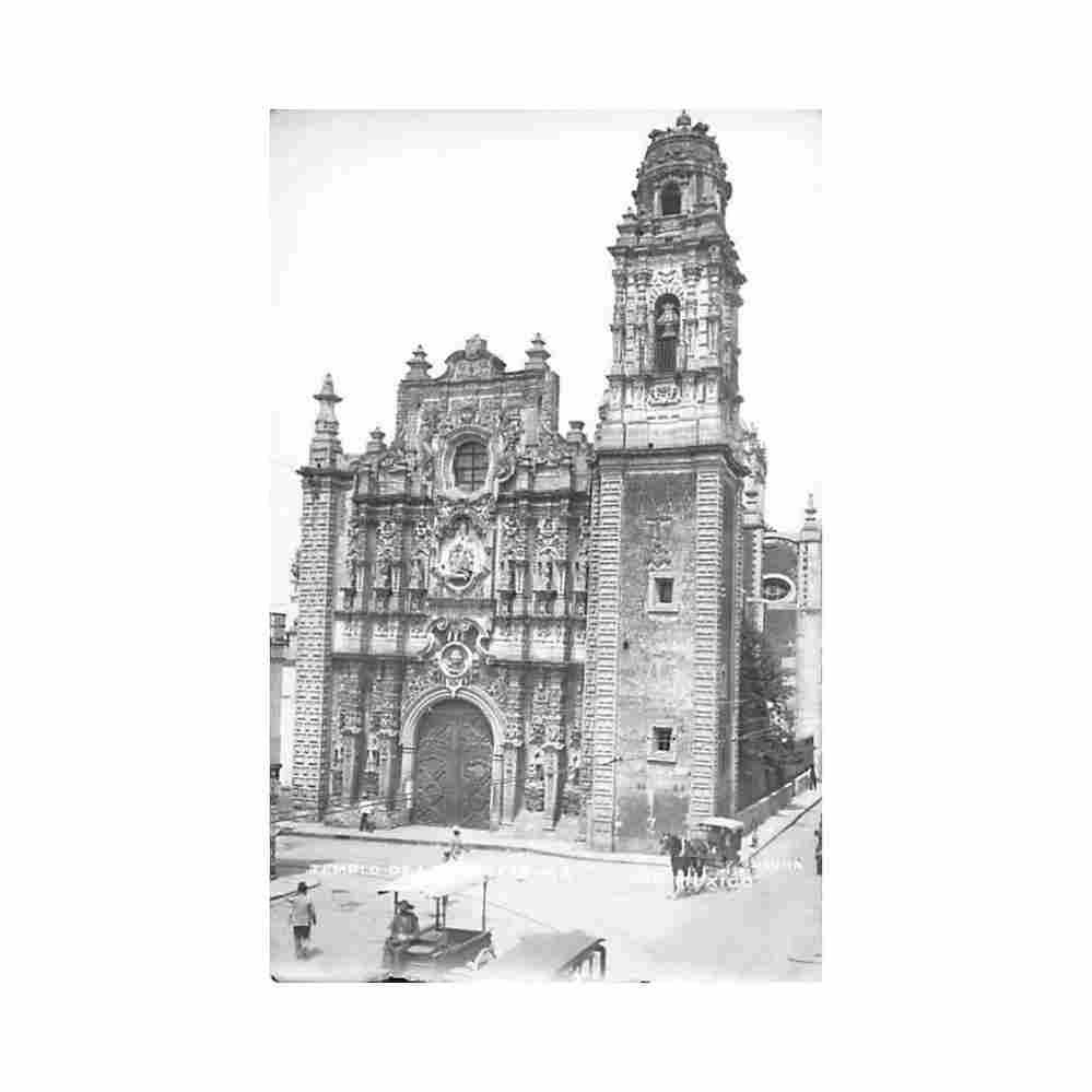 ciudad de mexico templo de la santisima foto ed osuna 227 Vintage A4 Photo Print