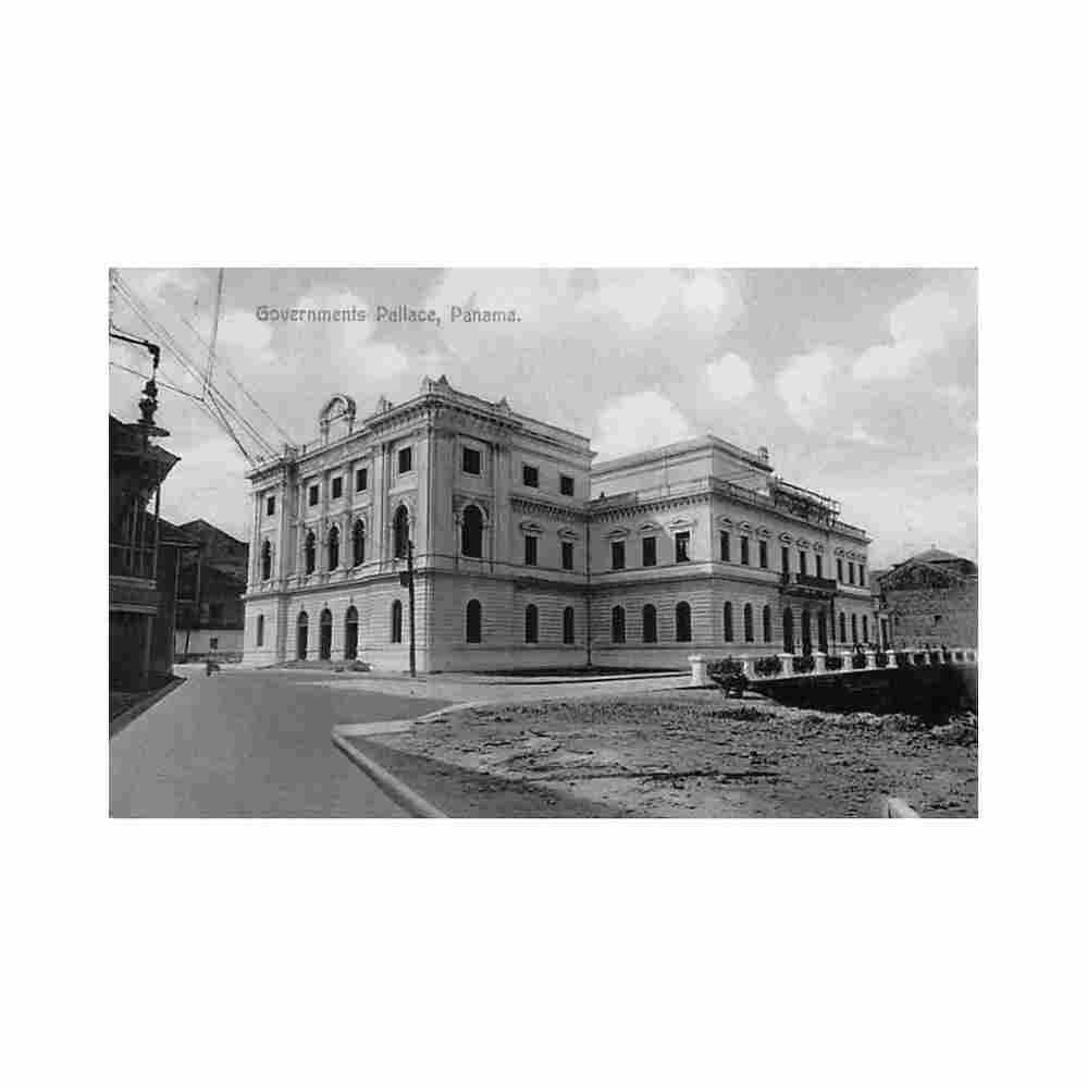 ciudad de panama governments palace i l maduro jr 168c Vintage A4 Photo Print