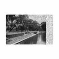 ciudad mexico lago de chapultepec el embarcadero ed jk 9 Vintage A4 Photo Print