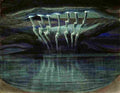 ciurlionis lightning Art A4 Photo Print