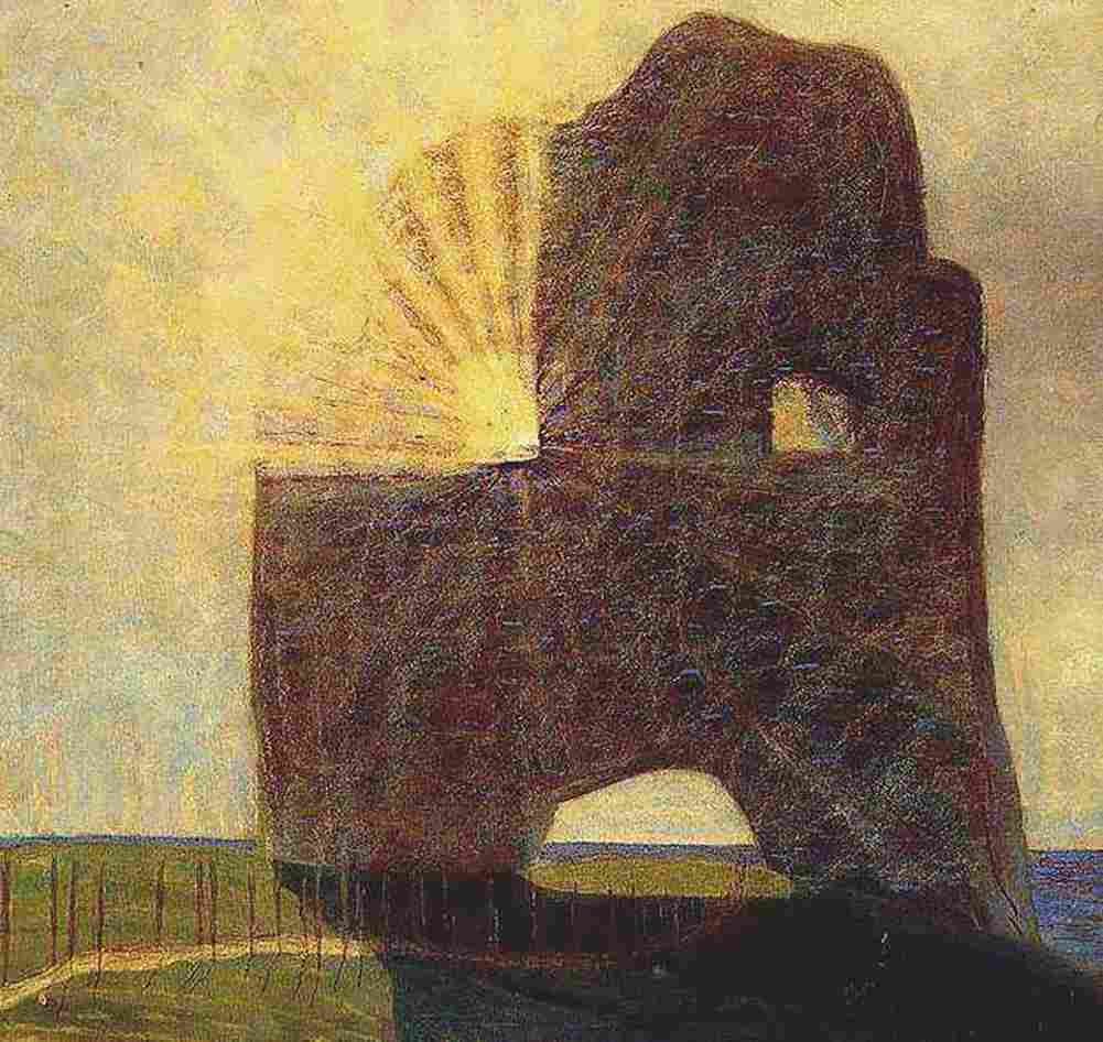 ciurlionis the past Art A4 Photo Print