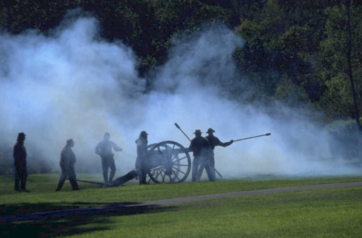civil war cannon 1980s 1990s A4 Photo Print