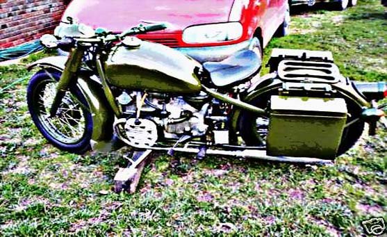 cj750 motorbike A4 Photo Print