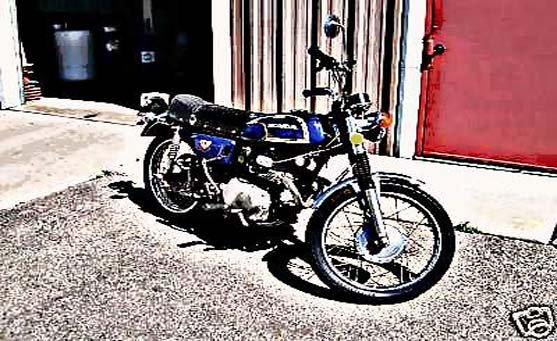 cl175 motorbike A4 Photo Print