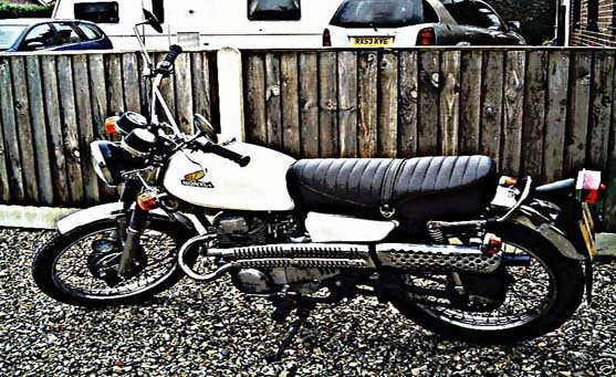 cl200 motorbike A4 Photo Print