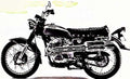 cl250 motorbike A4 Photo Print