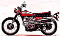 cl450 motorbike A4 Photo Print