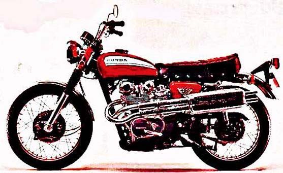 cl450 motorbike A4 Photo Print
