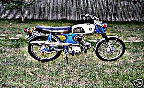 cl90 motorbike A4 Photo Print
