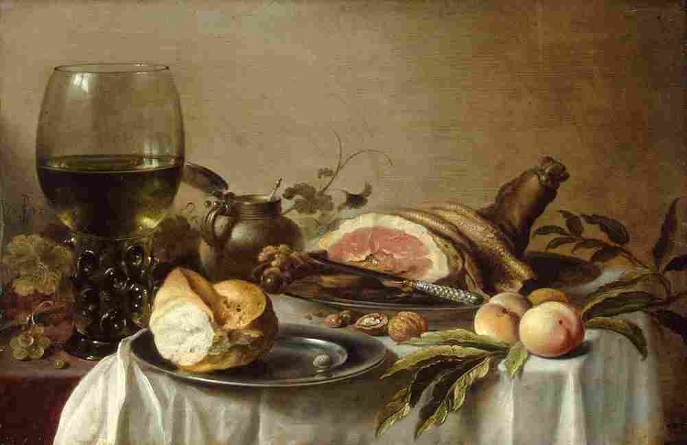 claesz pieter still life seven Art A4 Photo Print