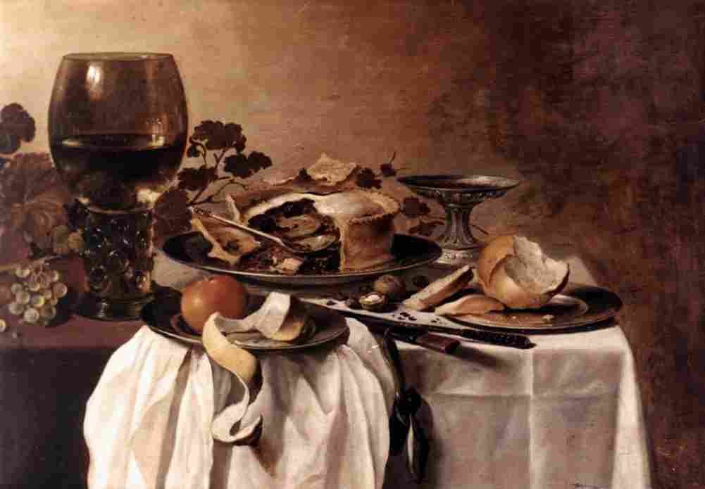 claesz pieter still life two Art A4 Photo Print