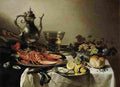 claesz pieter still life with silverware Art A4 Photo Print