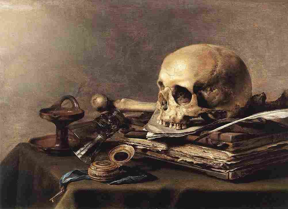 claesz pieter vanitas still life Art A4 Photo Print