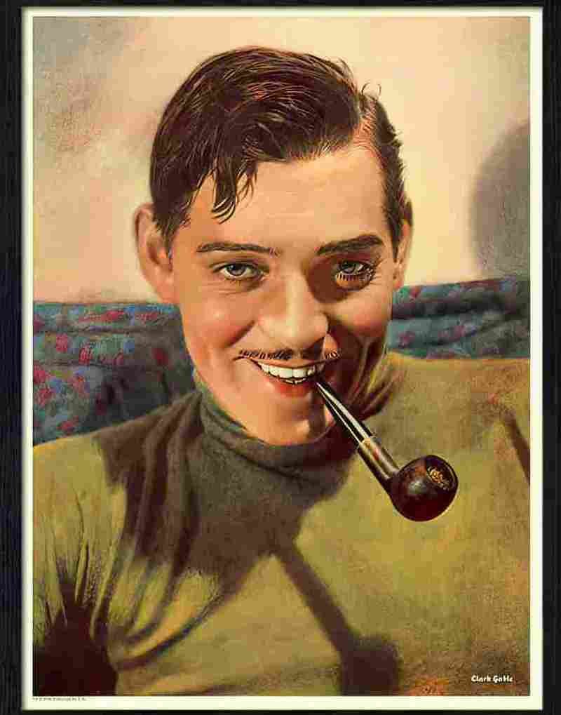 clark gable Advert A4 Photo Print