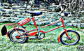 clark scamp motorbike A4 Photo Print