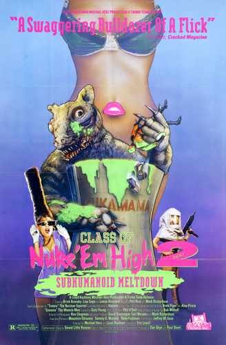 class of nuke em high 2  01 film star poster A4 Photo Print