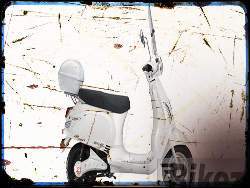 classic novantik c 2000 emco A4 Photo Print Motorbike Vintage Aged