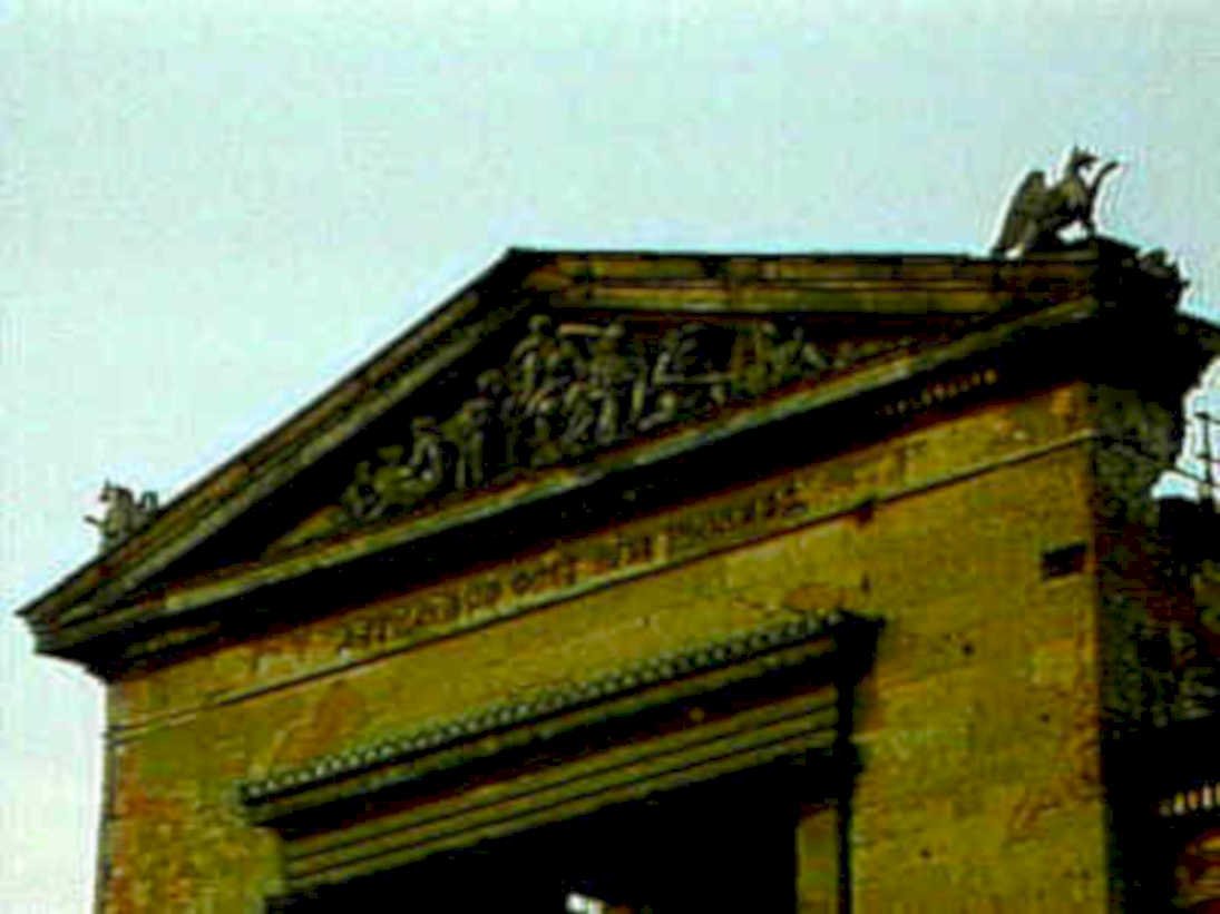 classical building facade1980s 1990s A4 Photo Print