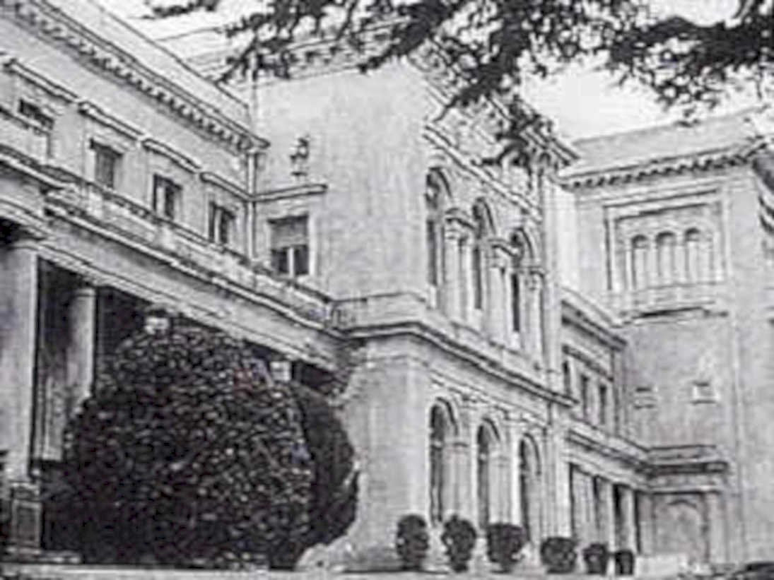 classical estate facade1980s 1990s A4 Photo Print