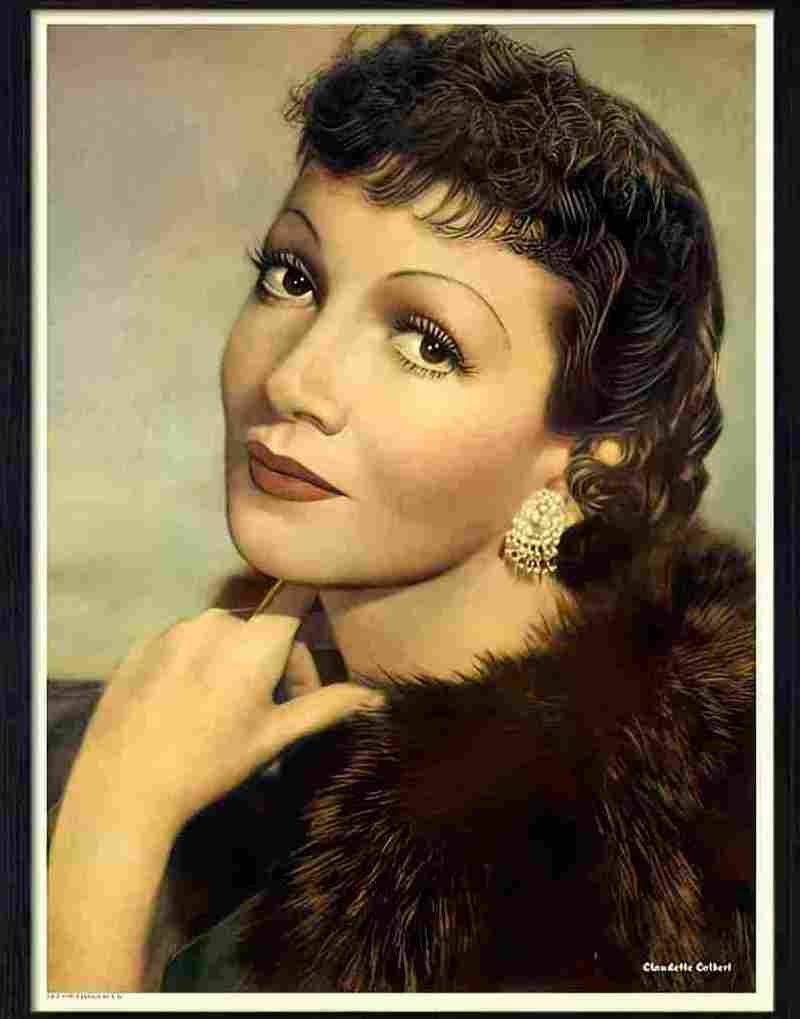 claudette colbert Advert A4 Photo Print