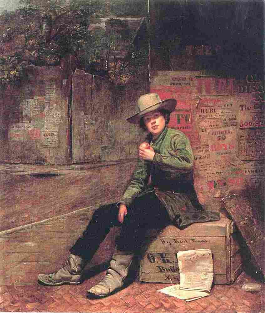 clear buffalo newsboy Art A4 Photo Print