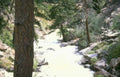 clear creek mountains Vintage A4 Photo Print