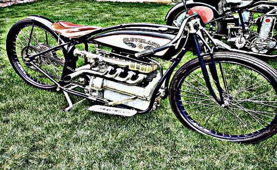 cleveland motorbike A4 Photo Print