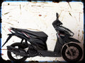 click 125i Honda A4 Photo Print Motorbike Vintage Aged