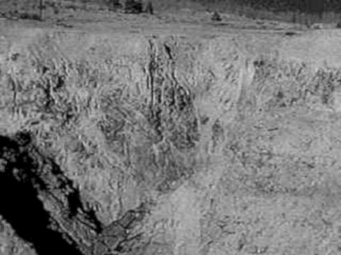 cliff canyon striations1980s 1990s A4 Photo Print