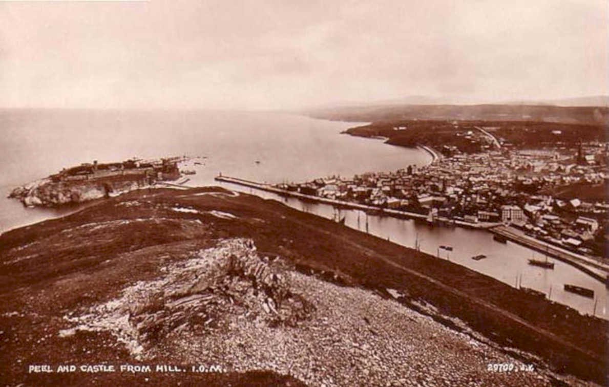 cliff castle edinburghVintage 1880s 1900s A4 Photo Print