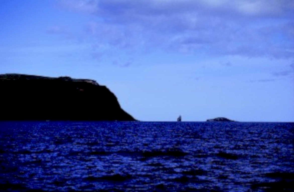 cliff islands boat1980s 1990s A4 Photo Print