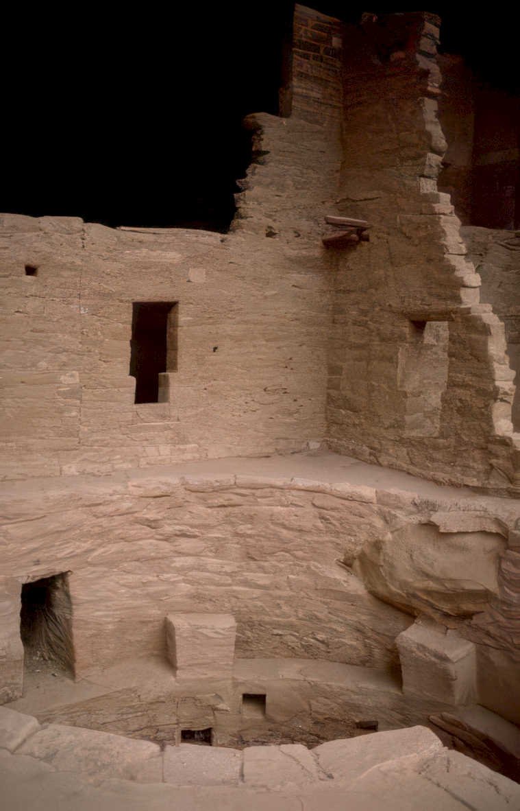cliff palace mesaverde 1 Vintage A4 Photo Print