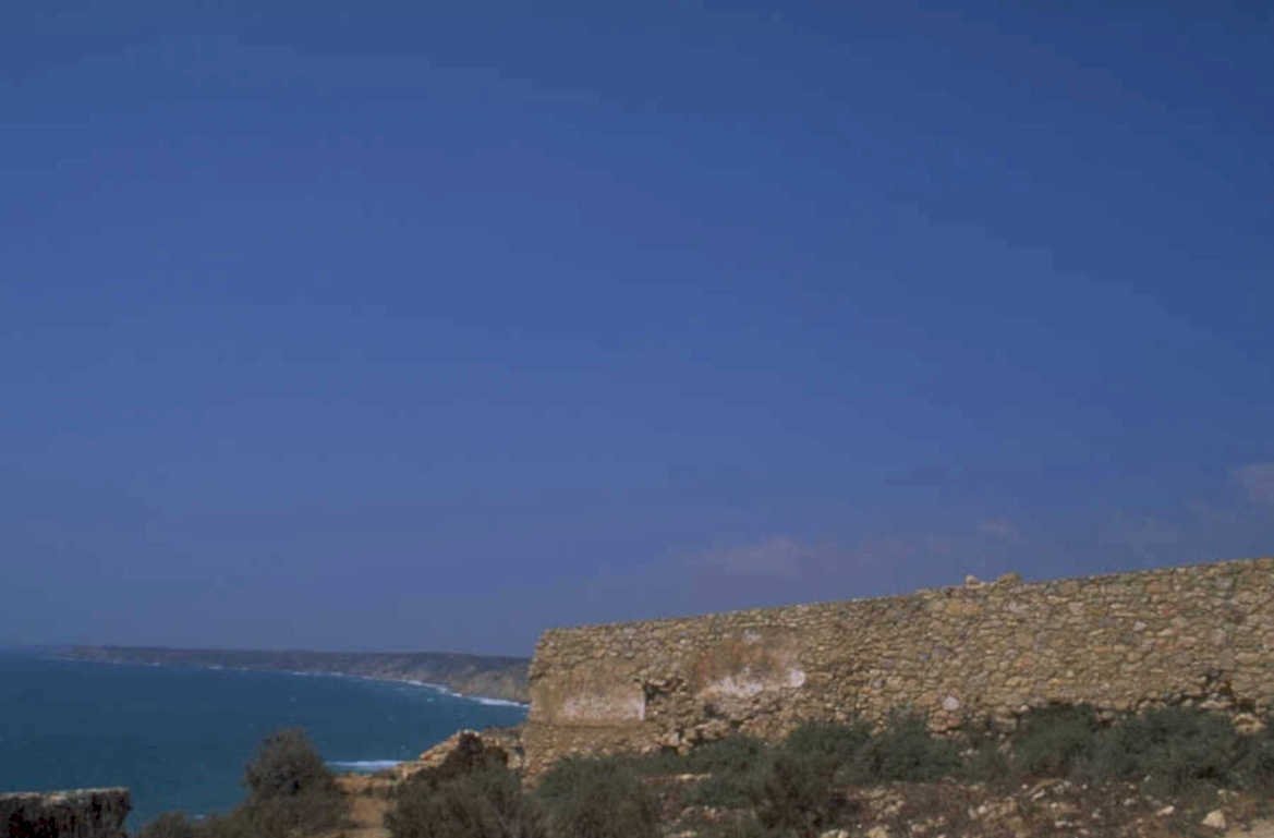 cliffside ocean coastline 1980s 1990s A4 Photo Print