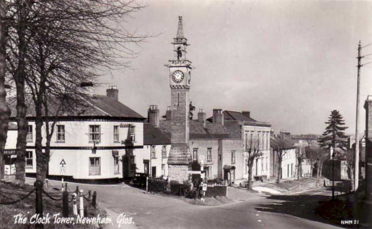 clock tower newshawsVintage 1880s 1900s A4 Photo Print