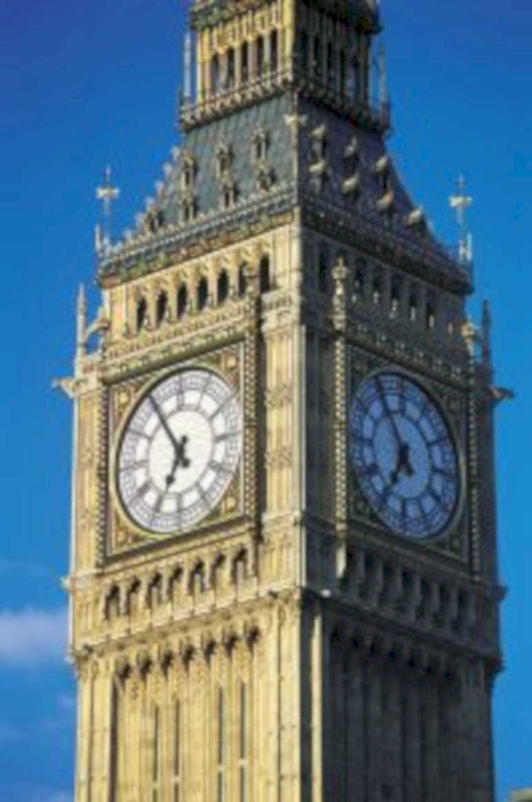 clock tower westminster UK GB British A4 Photo Print
