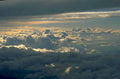 clouds golden hour 1980s 1990s A4 Photo Print