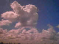 clouds sunset forest1980s 1990s A4 Photo Print