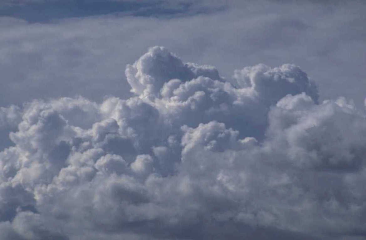 cloudscape cumulus blue 1 1980s 1990s A4 Photo Print