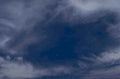 cloudy blue sky 1980s 1990s A4 Photo Print