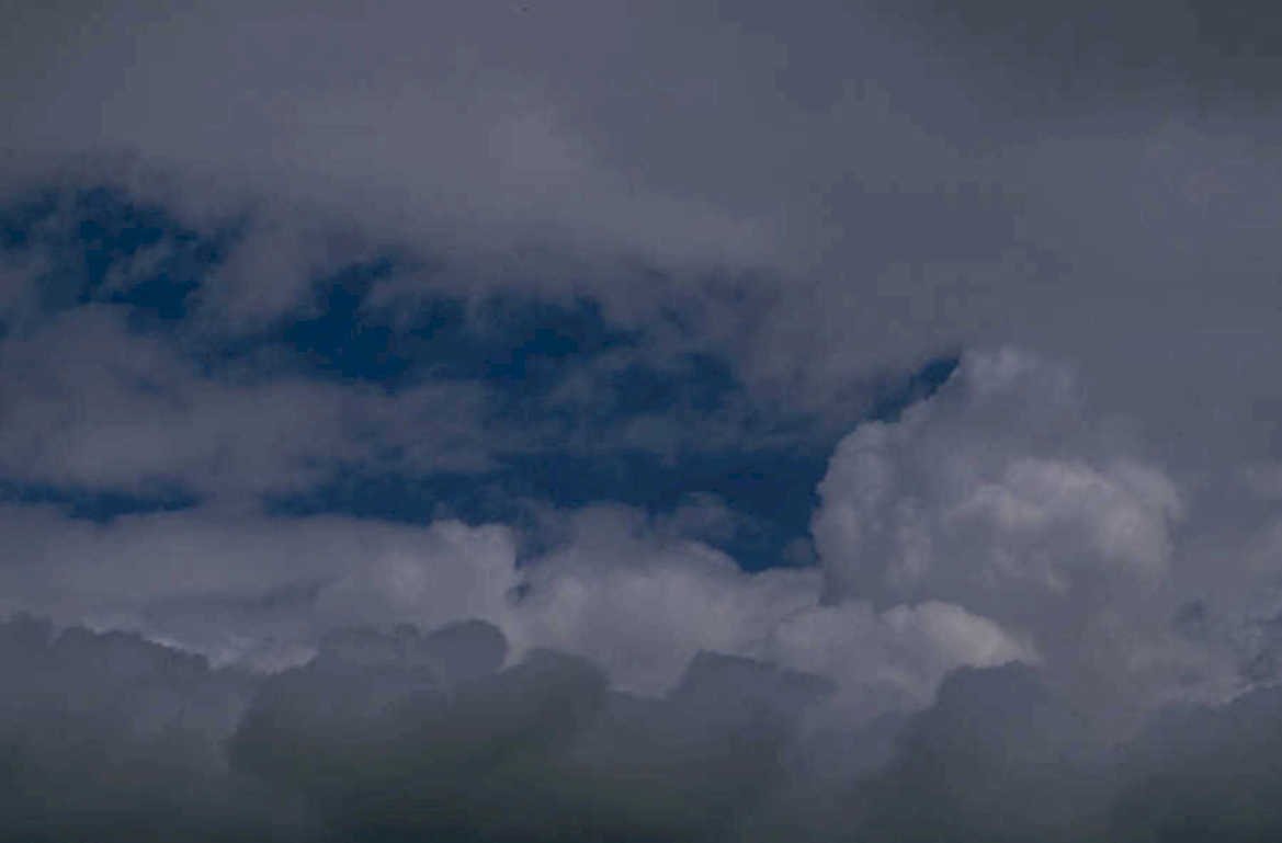 cloudy sky scape 1980s 1990s A4 Photo Print
