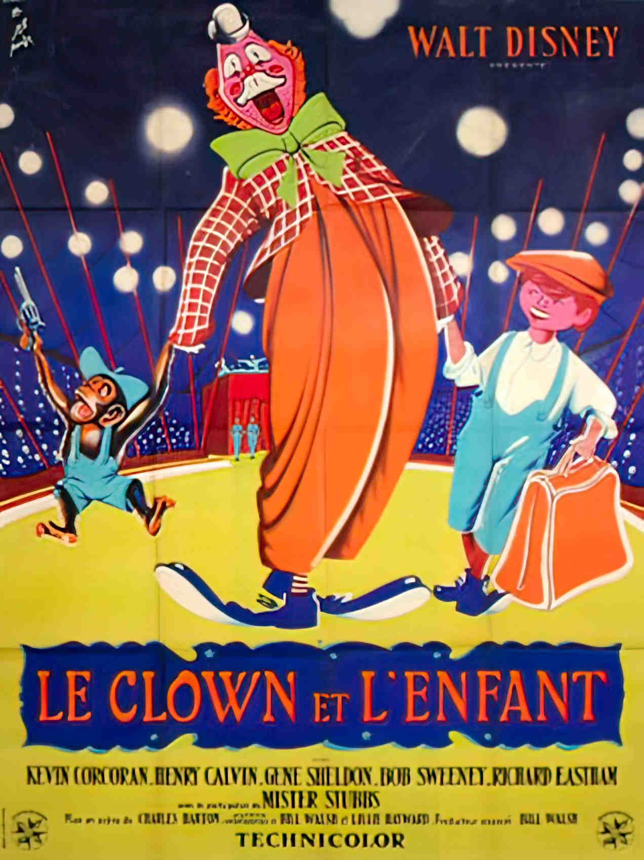 clown et l enfant le Advert A4 Photo Print